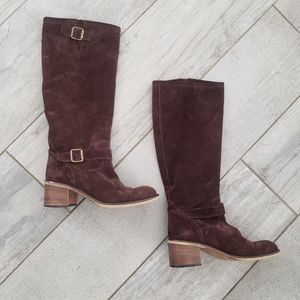 Lavorazione Artigiana italiana brown leather boots size 7